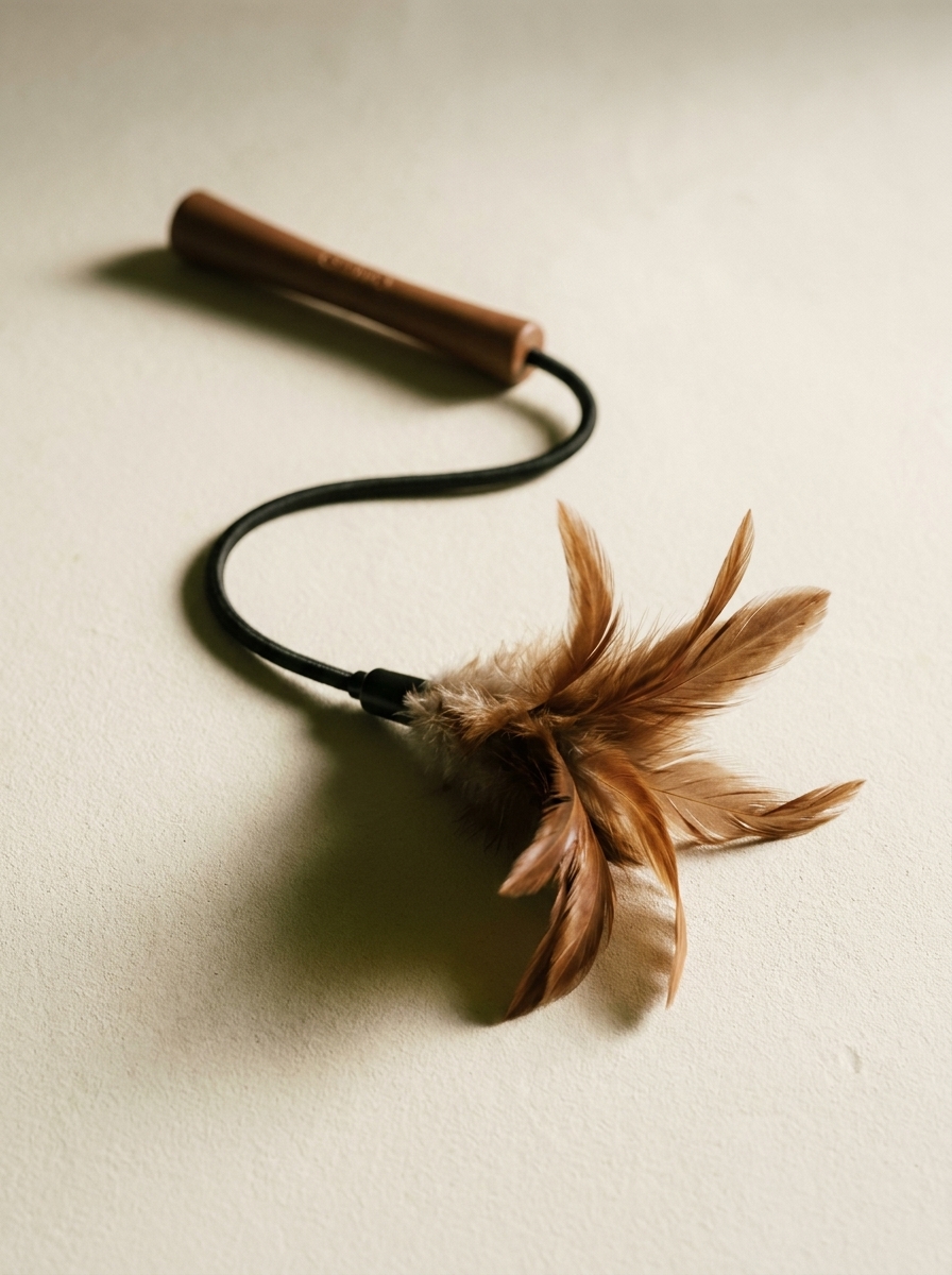 Caninie elastic feather teaser