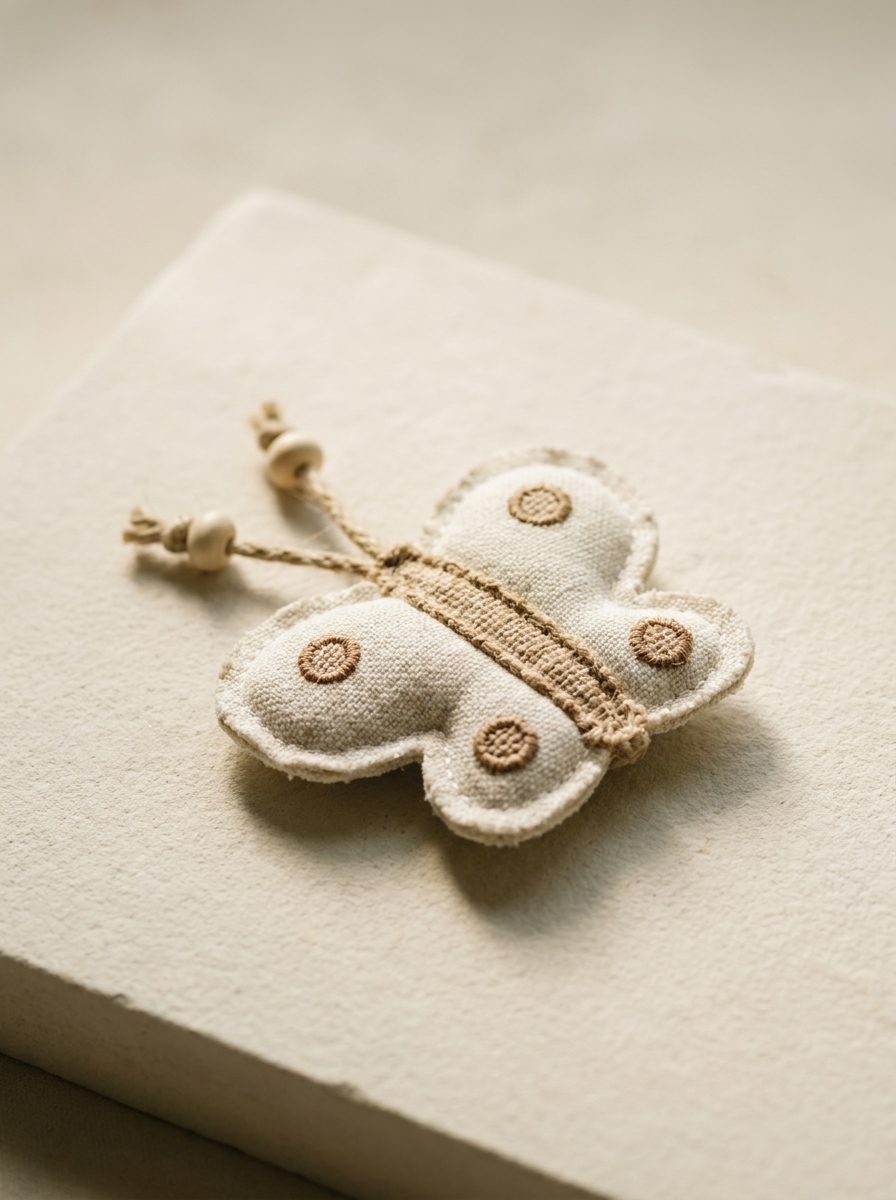 GiGwi eco-linen butterfly cat toy