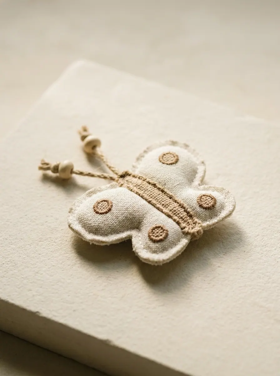 GiGwi eco-linen butterfly cat toy